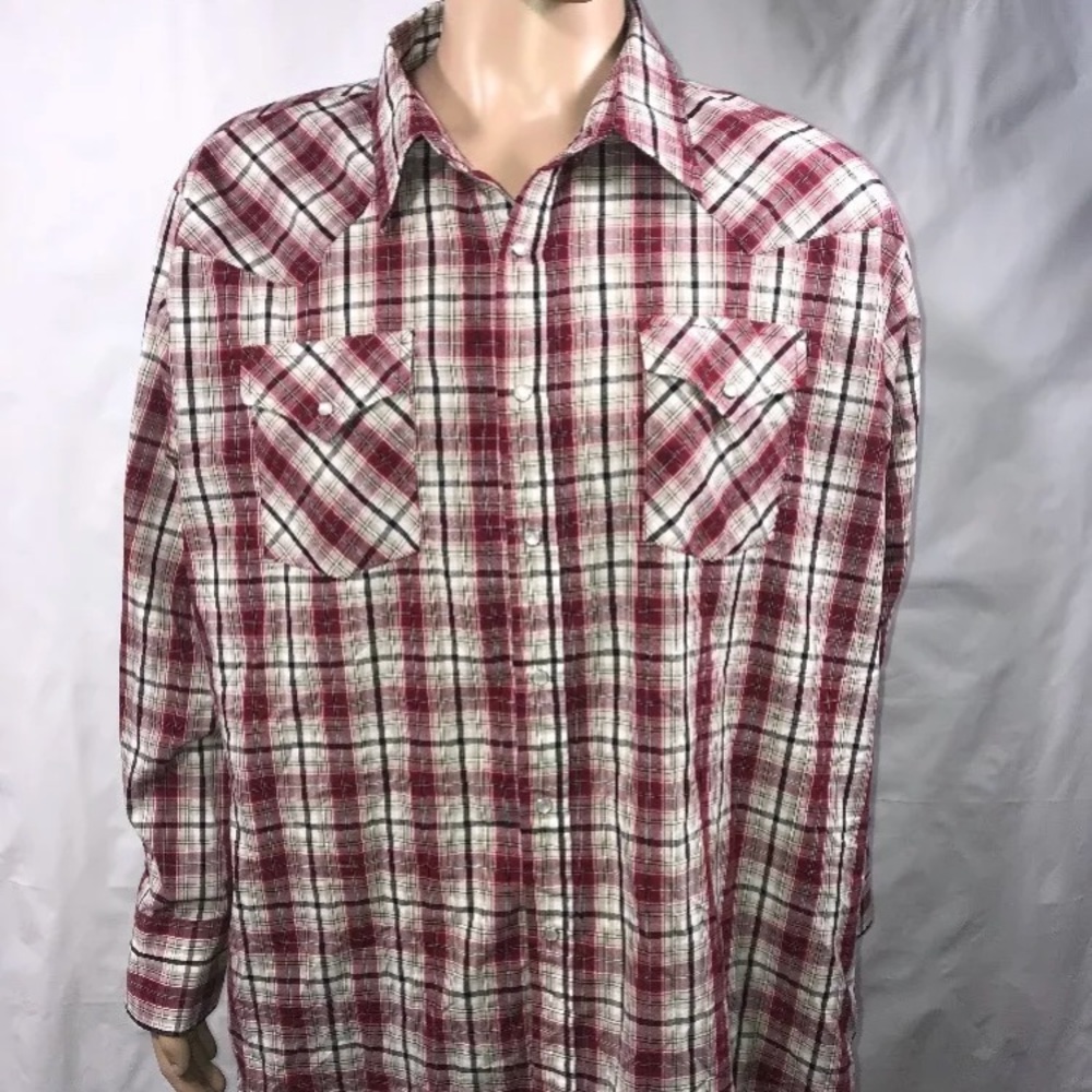 Ely Cattleman XXL Pear Snap Button Down